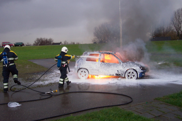 Firefighters using AFFFs