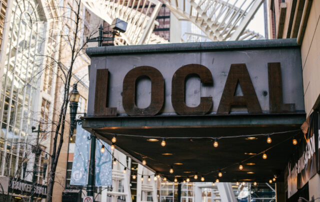 local economy sign